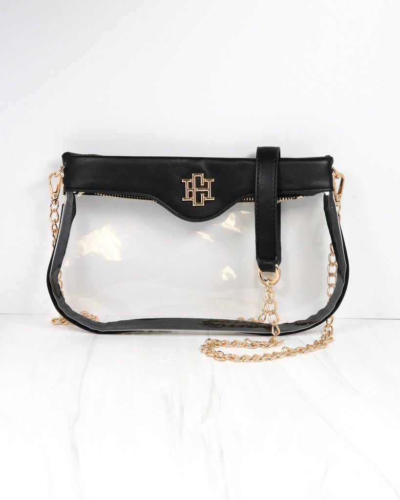 Madi Clear Crossbody BLACK: Default - The Edit LLC