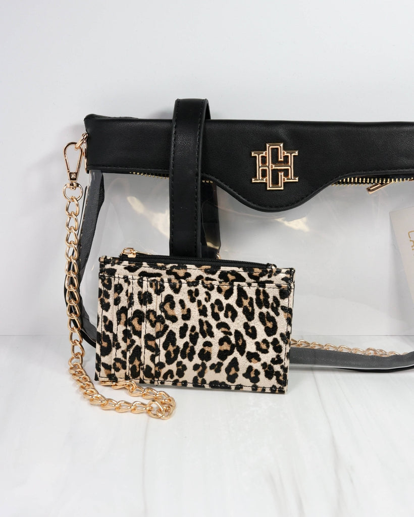 Madi Clear Crossbody BLACK: Default - The Edit LLC