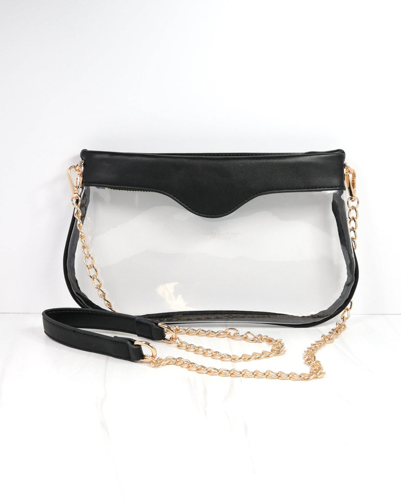 Madi Clear Crossbody BLACK: Default - The Edit LLC