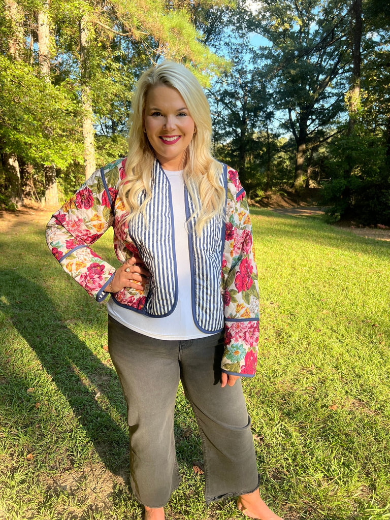 Mae Berry Quilted Jacket - The Edit LLC