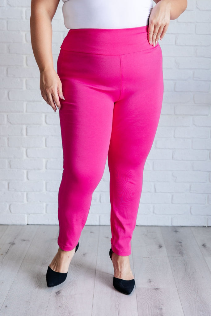 Magic Skinny 28" Pants in Hot Pink - The Edit LLC