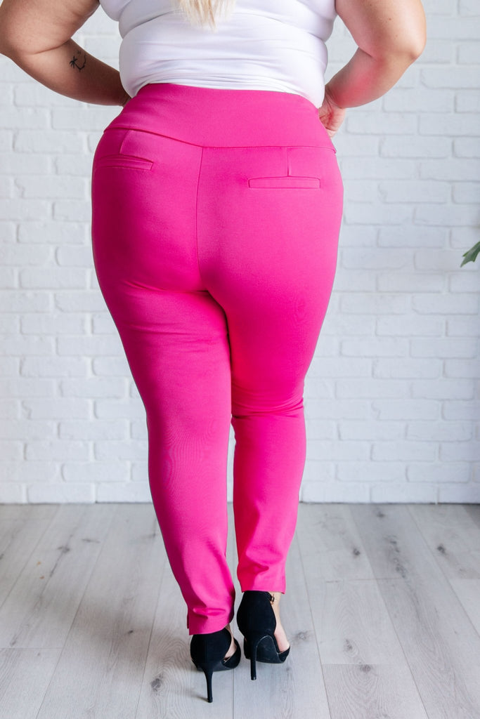 Magic Skinny 28" Pants in Hot Pink - The Edit LLC