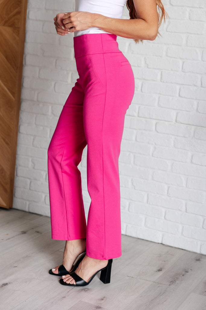 Magic Straight Pants in Hot Pink - The Edit LLC