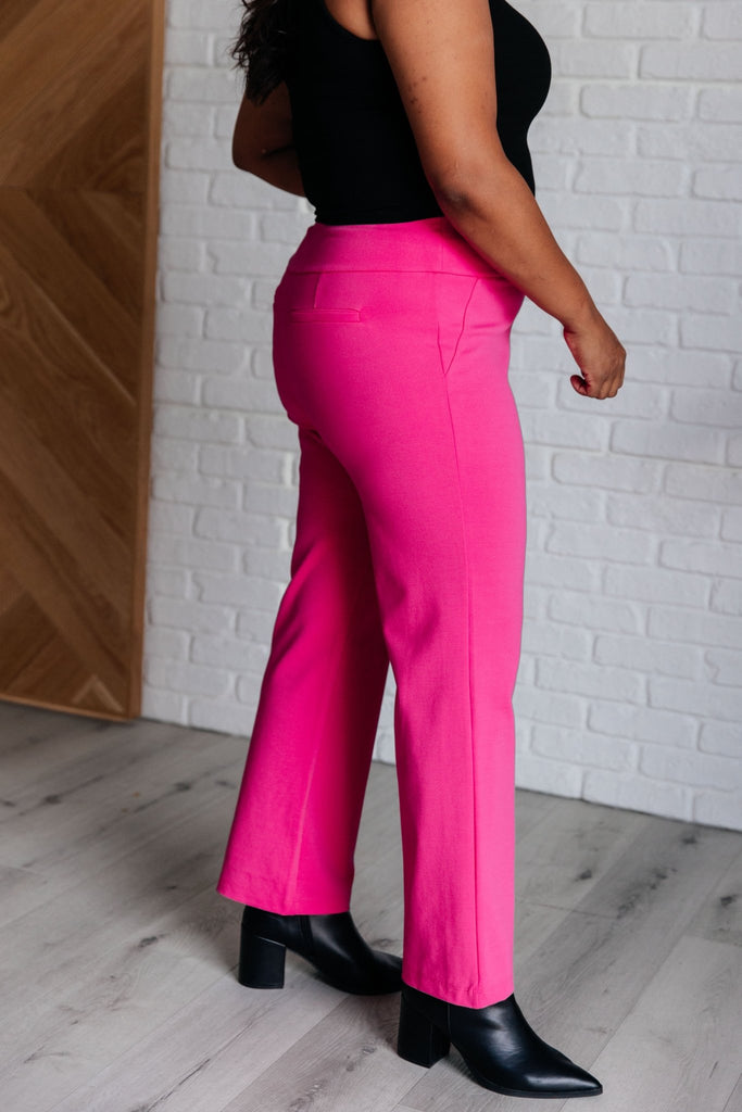 Magic Straight Pants in Hot Pink - The Edit LLC