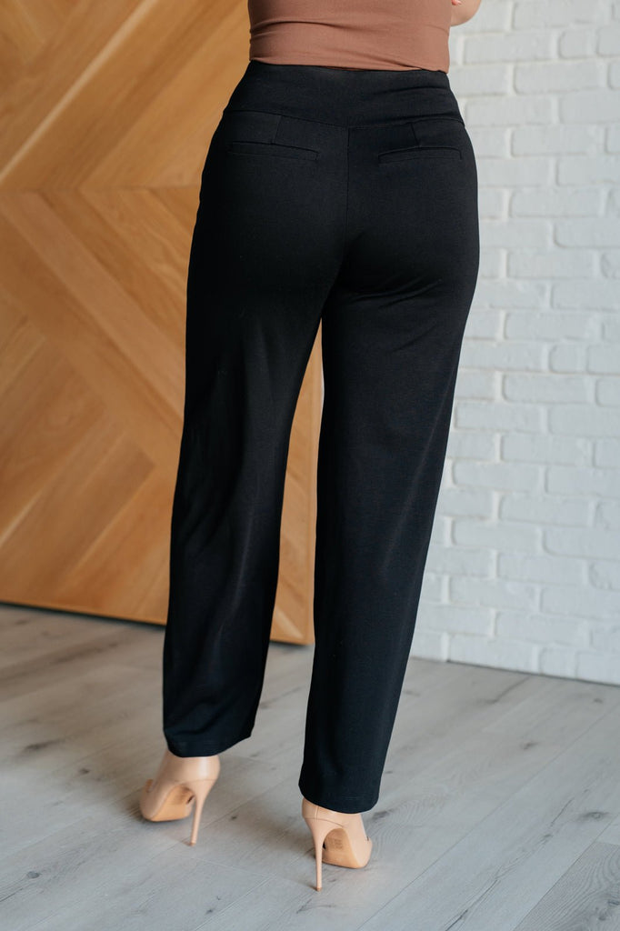 Magic Wide Leg Pants in Black - The Edit LLC