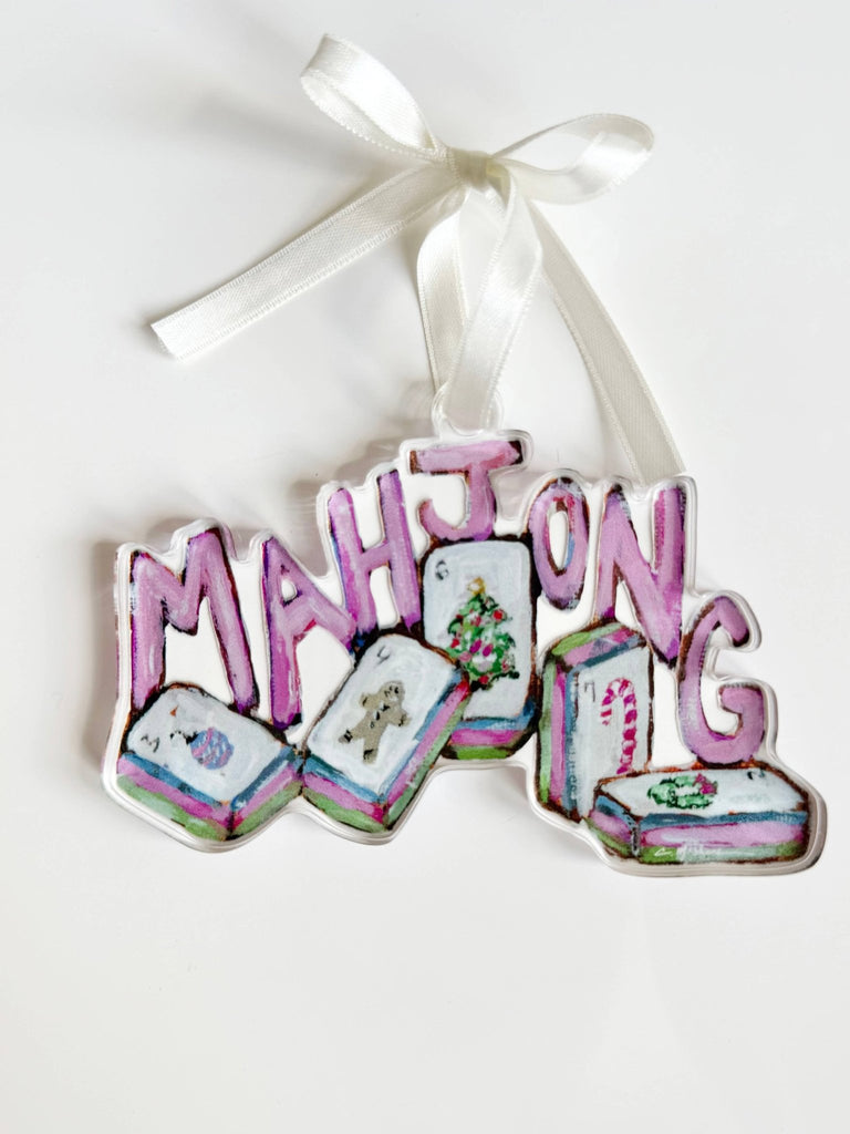 "Mahjong Christmas" ornament - The Edit LLC