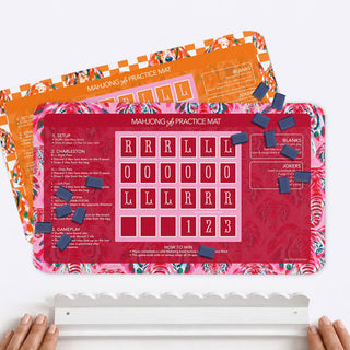 Mahjong Practice Mats, Neoprene, Solo, Mix-n-Match Football: Design Maroon Bulldogs - The Edit LLC