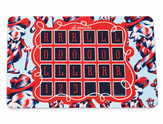 Mahjong Solo Practice Mats, Neoprene, Mix-n-Match Football: Design Rebels - The Edit LLC