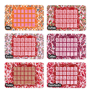Mahjong Solo Practice Mats, Neoprene, Mix-n-Match Football: Design Vols - The Edit LLC
