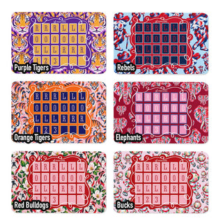Mahjong Solo Practice Mats, Neoprene, Mix-n-Match Football: Design Vols - The Edit LLC