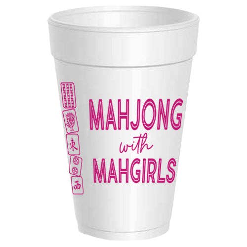 Mahjong with Mahgirls - 10 pack: Hot Pink - The Edit LLC
