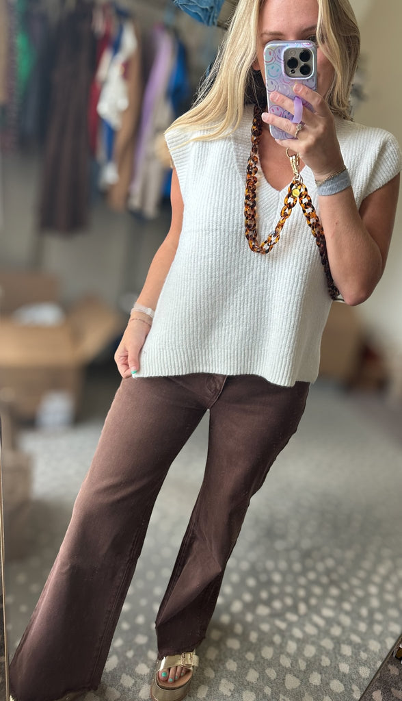 Mahogany Want It That Way - Cropped Jeans - The Edit LLC