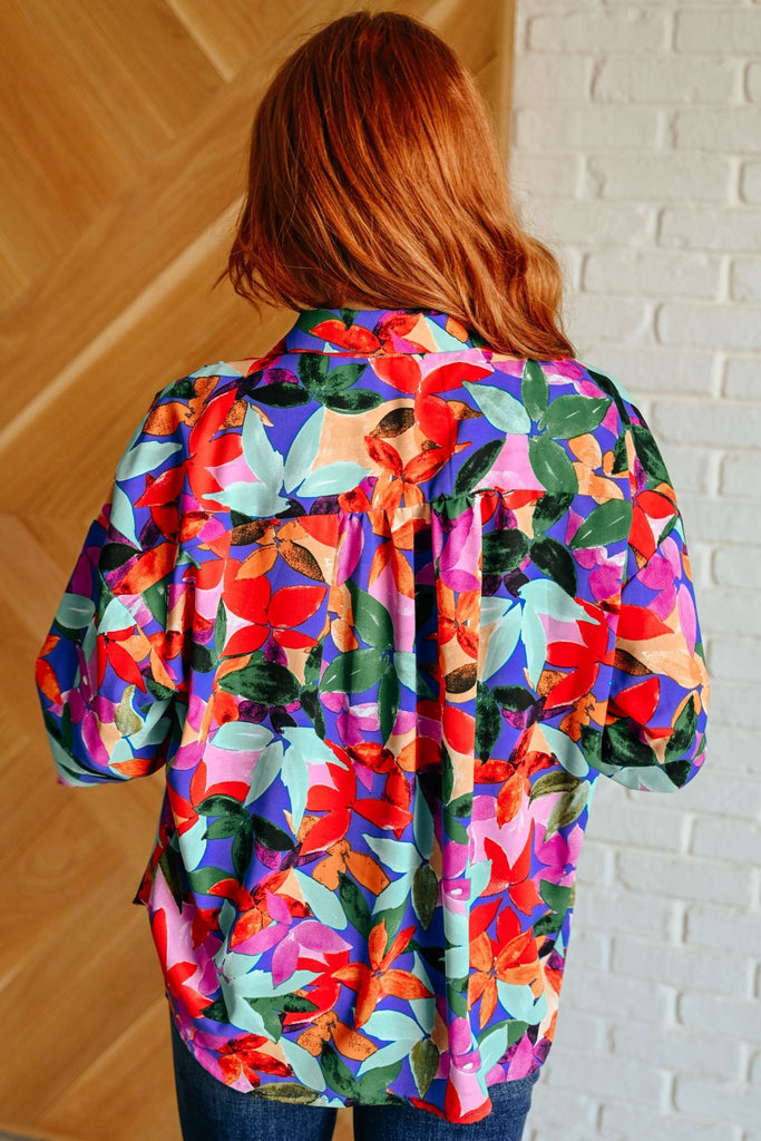 Make Like a Tree and Leaf Button Up Blouse - The Edit LLC