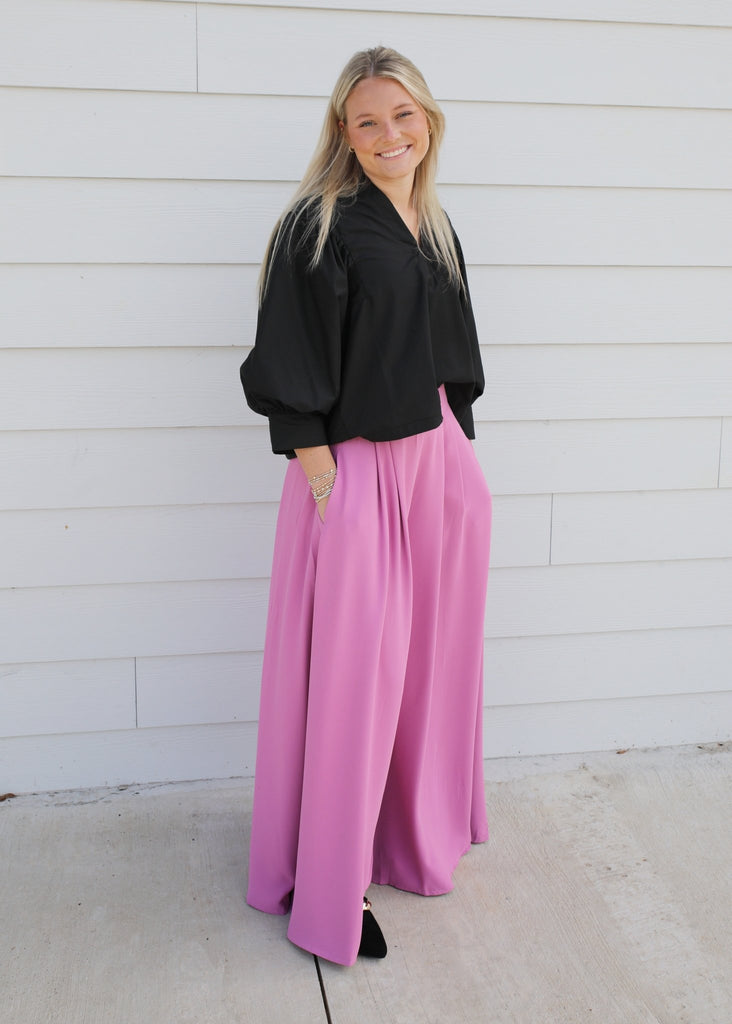 Malibu Wide Leg Dress Pants - The Edit LLC