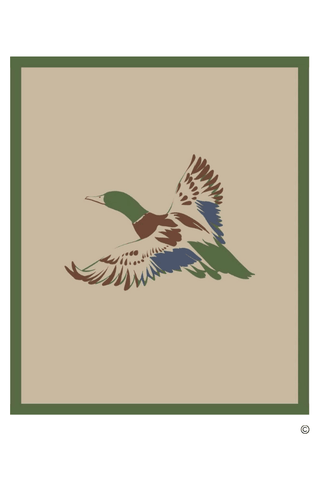 Mallard Marshland Blanket - The Edit LLC