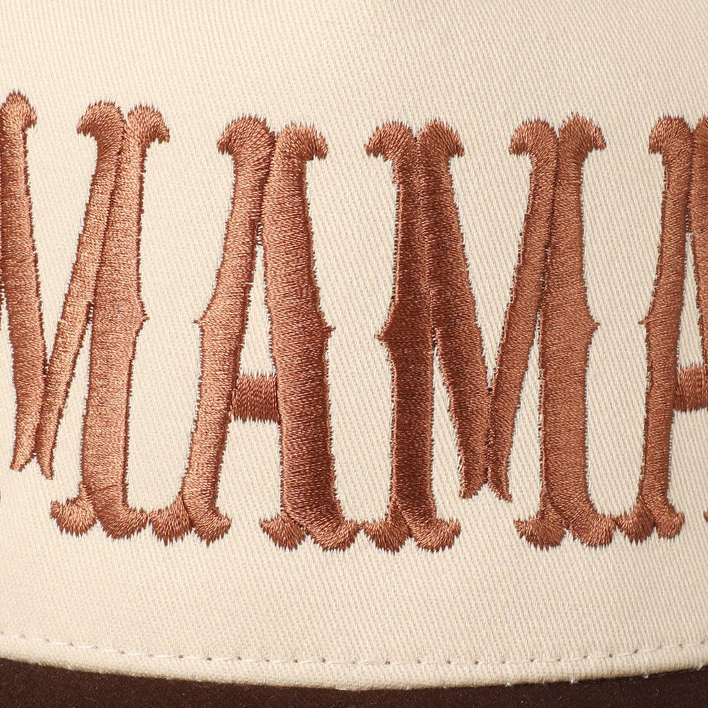 MAMA Typographic Design Embroidery Baseball Cap - The Edit LLC