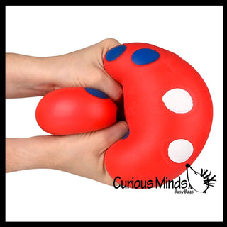 Marshmallow Dice Jumbo 4.75" Stress Balls - Ultra Soft Kneadable Fidget Squish Balls - Amazingly Soft - The Edit LLC