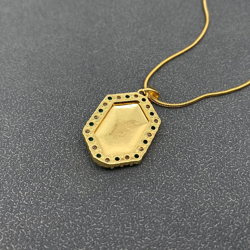 Mary，The Blessed Virgin Mother Charm Necklace: Blue - The Edit LLC