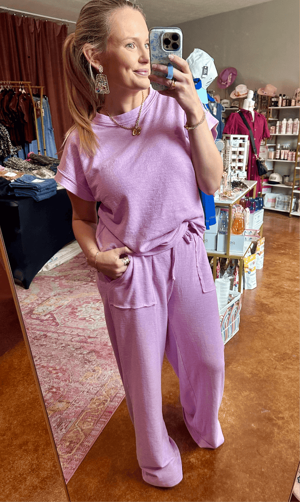 Mauve Lounge Set - The Edit LLC