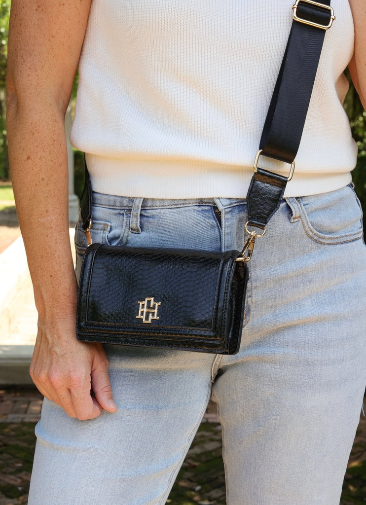 Maverick Crossbody with Pocket BLACK ES: Default - The Edit LLC