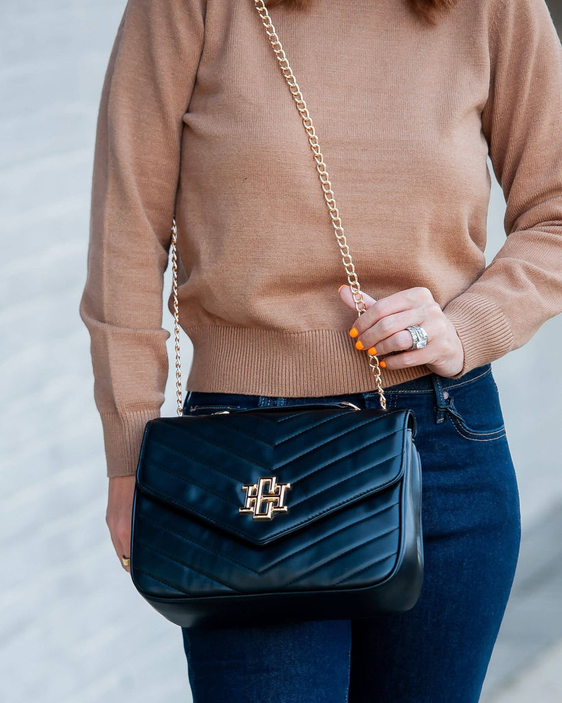 Mia Crossbody Bag Black VQ: Default - The Edit LLC