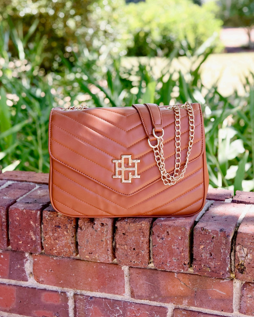 Mia Crossbody Bag Saddle VQ: Default - The Edit LLC