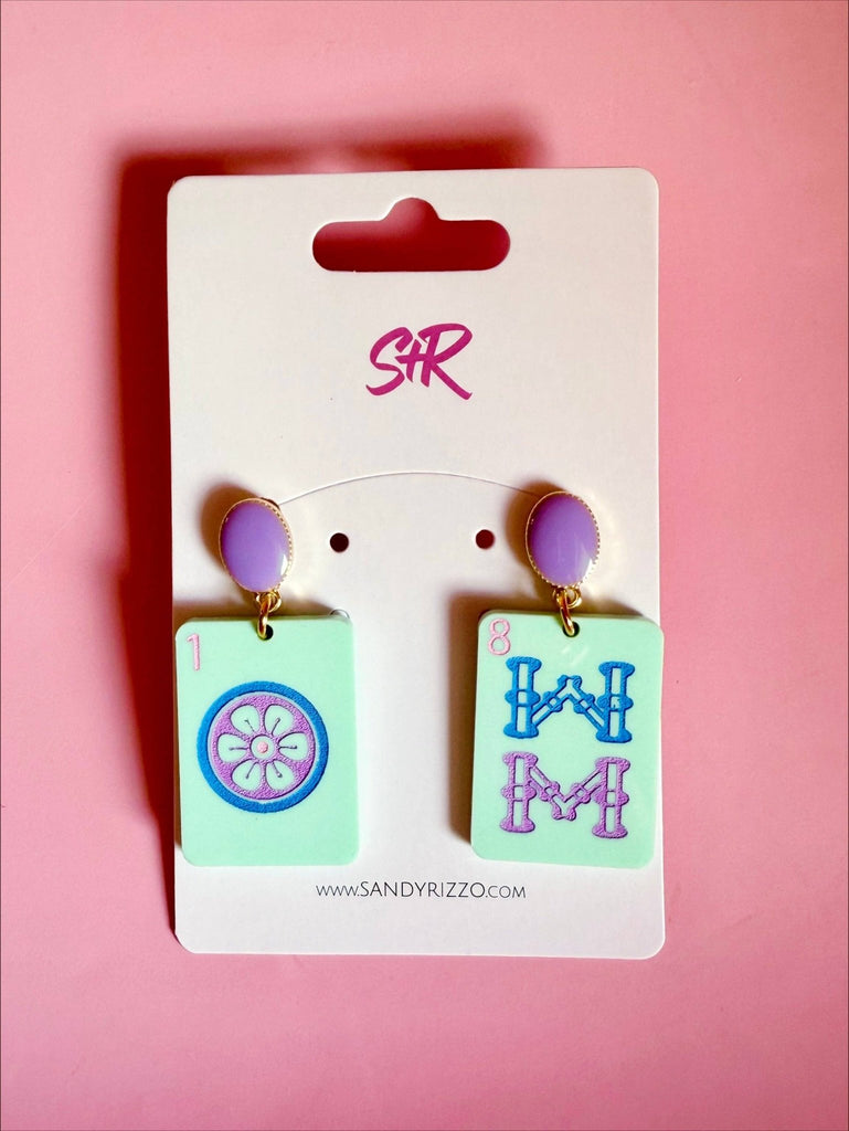 Mint Mahjong Dangle - The Edit LLC