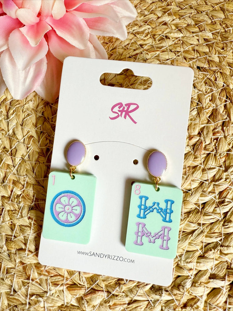 Mint Mahjong Dangle - The Edit LLC