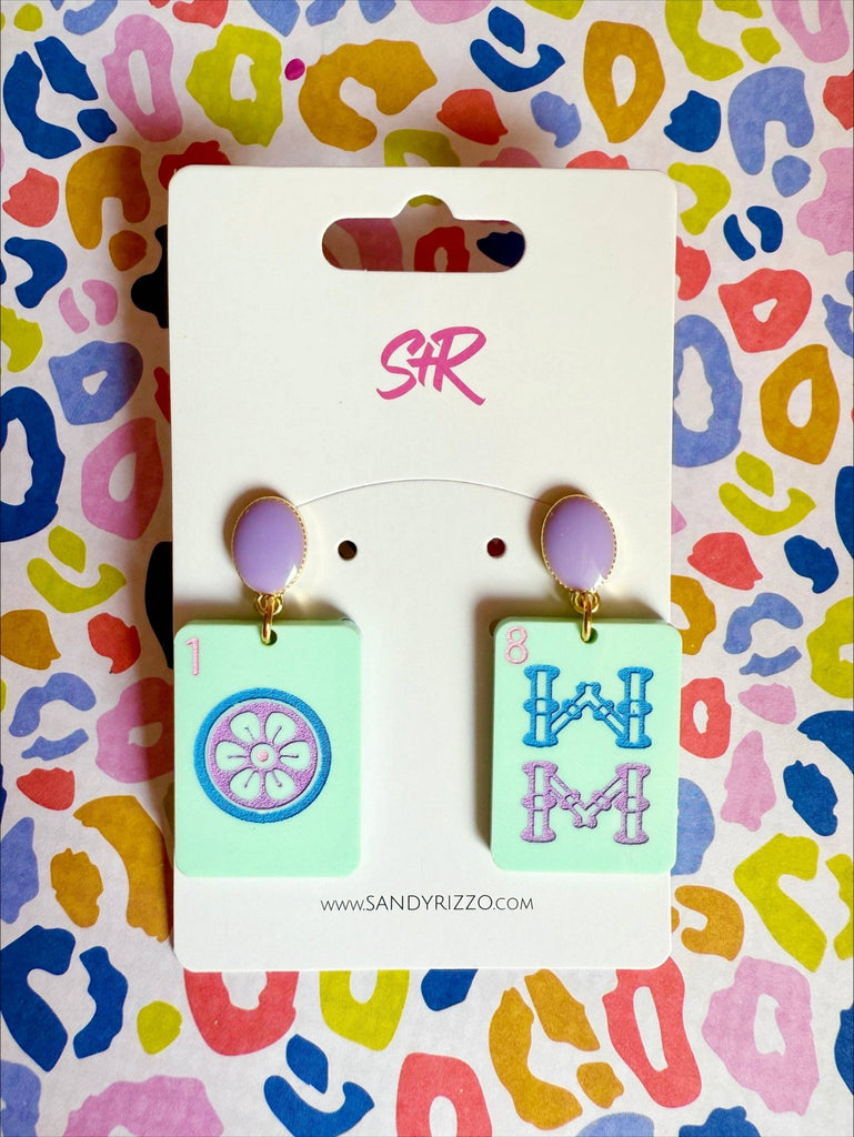 Mint Mahjong Dangle - The Edit LLC