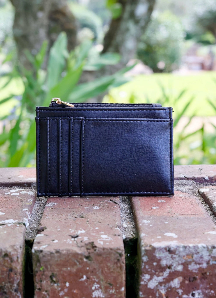 Molly Zip Card Holder BLACK: Default - The Edit LLC