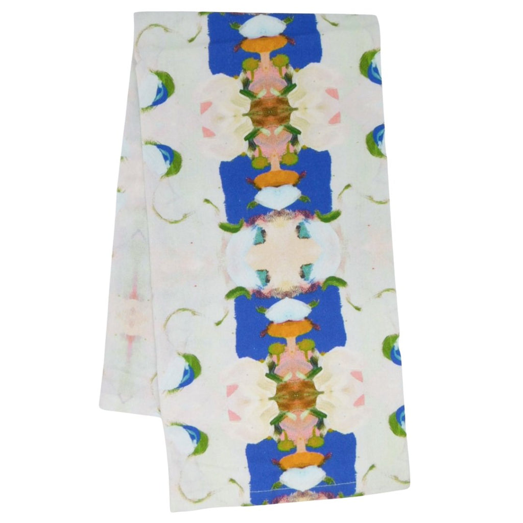 Monet's Garden Navy Tea Towel - The Edit LLC