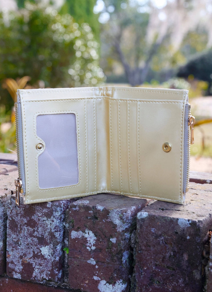 Monica Double Zip Wallet CHAMPAGNE POP: Default - The Edit LLC