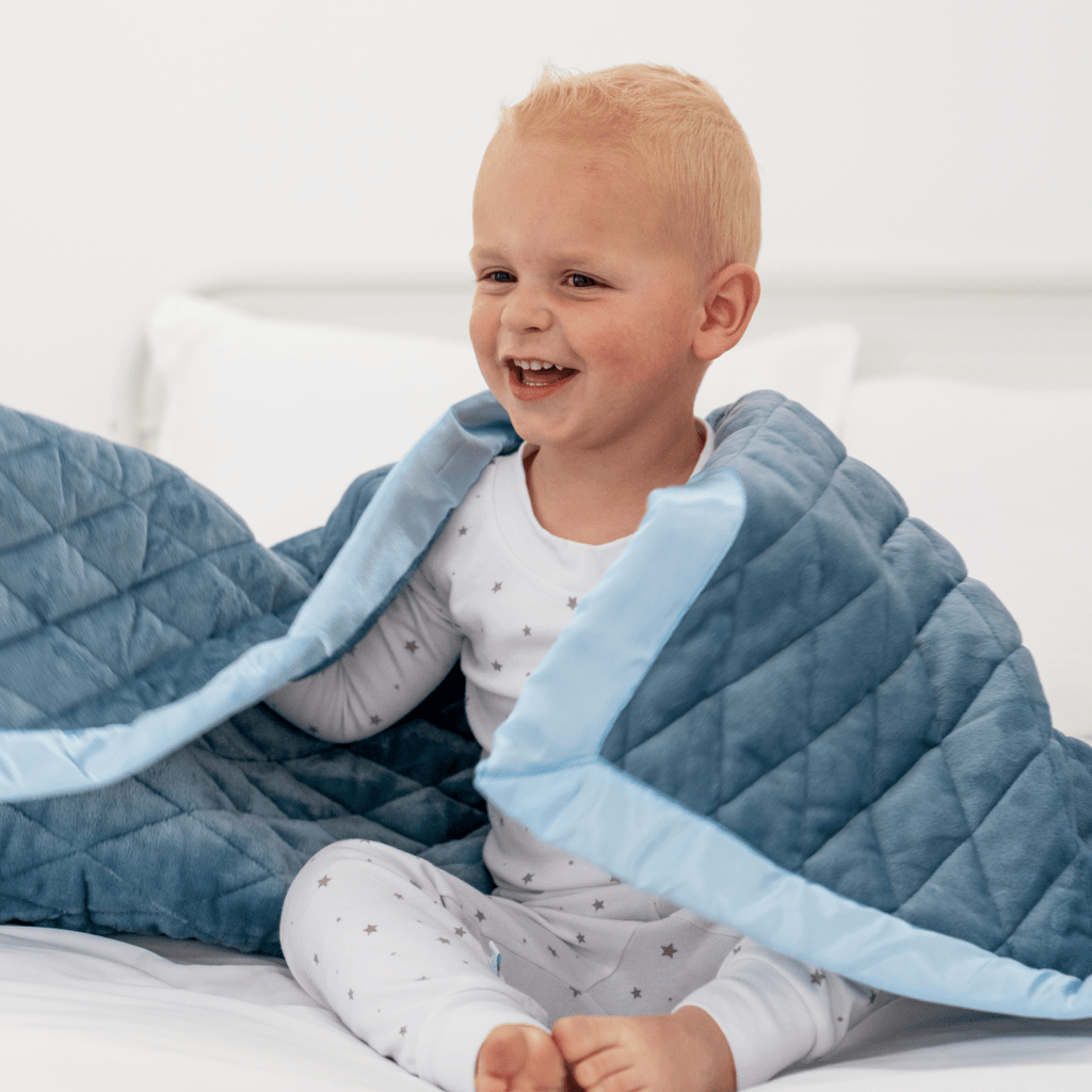 Moon Grey Weighted Toddler Blanket - The Edit LLC