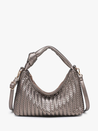Morgan Woven Crossbody/Shoulder Bag | M2864: Emerald - The Edit LLC