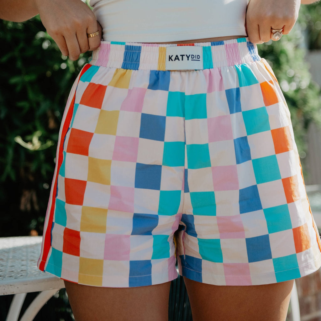 Multicolored Checker Boxers - The Edit LLC