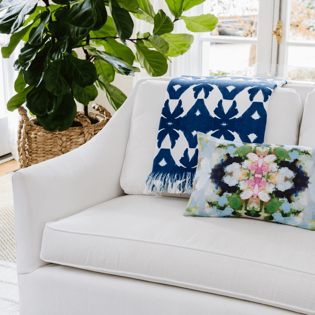 Nantucket Bloom 14x20 Pillow: 14” x 20” Lumbar - The Edit LLC