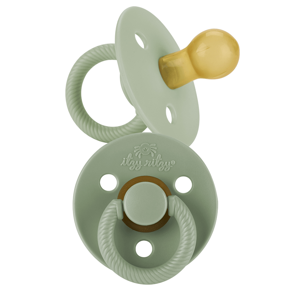 *NEW SIZE* Itzy Soother™ Natural Rubber Paci Sets: Succulent + Agave - The Edit LLC