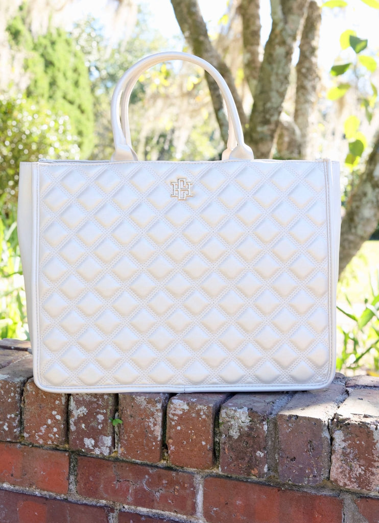 Niall Tote PEARL QUILTED DQ: Default - The Edit LLC