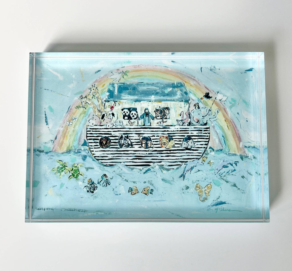 "Noah's Arks I" acrylic shelfie - The Edit LLC