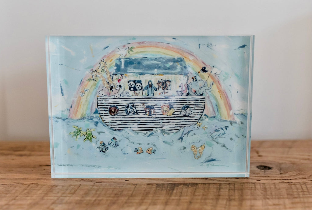 "Noah's Arks I" acrylic shelfie - The Edit LLC