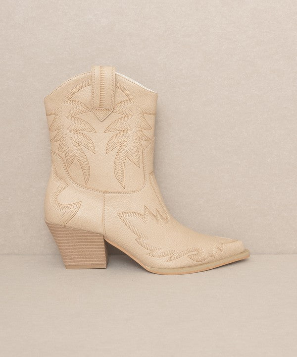 OASIS SOCIETY Nantes - Embroidered Cowboy Boots - The Edit LLC