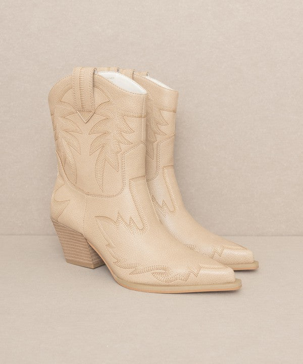 OASIS SOCIETY Nantes - Embroidered Cowboy Boots - The Edit LLC