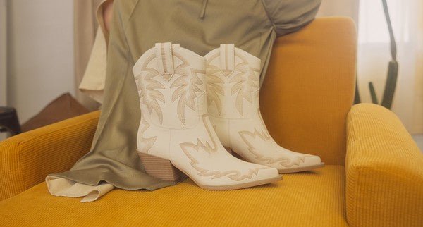 OASIS SOCIETY Nantes - Embroidered Cowboy Boots - The Edit LLC