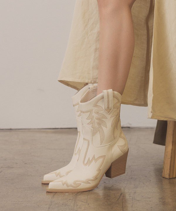 OASIS SOCIETY Nantes - Embroidered Cowboy Boots - The Edit LLC