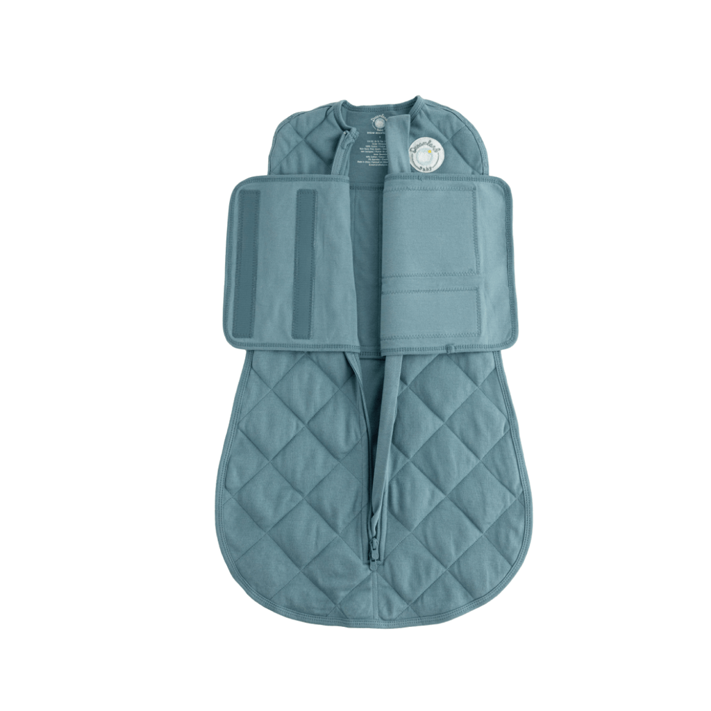 Ocean Blue (0 - 6m) Dream Weighted Sleep Swaddle - The Edit LLC