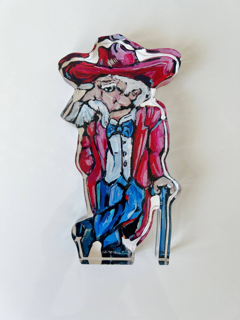 "Ole Reb" acrylic shelfie: Small - The Edit LLC