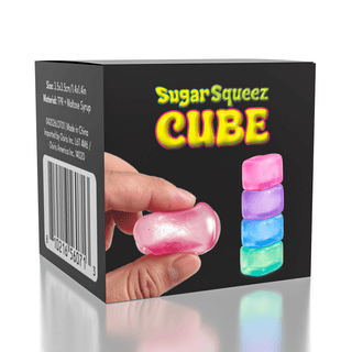 ONE SugarSqueez Cube Mini Size Squishy Fidget Sugar Stress Ball - The Edit LLC