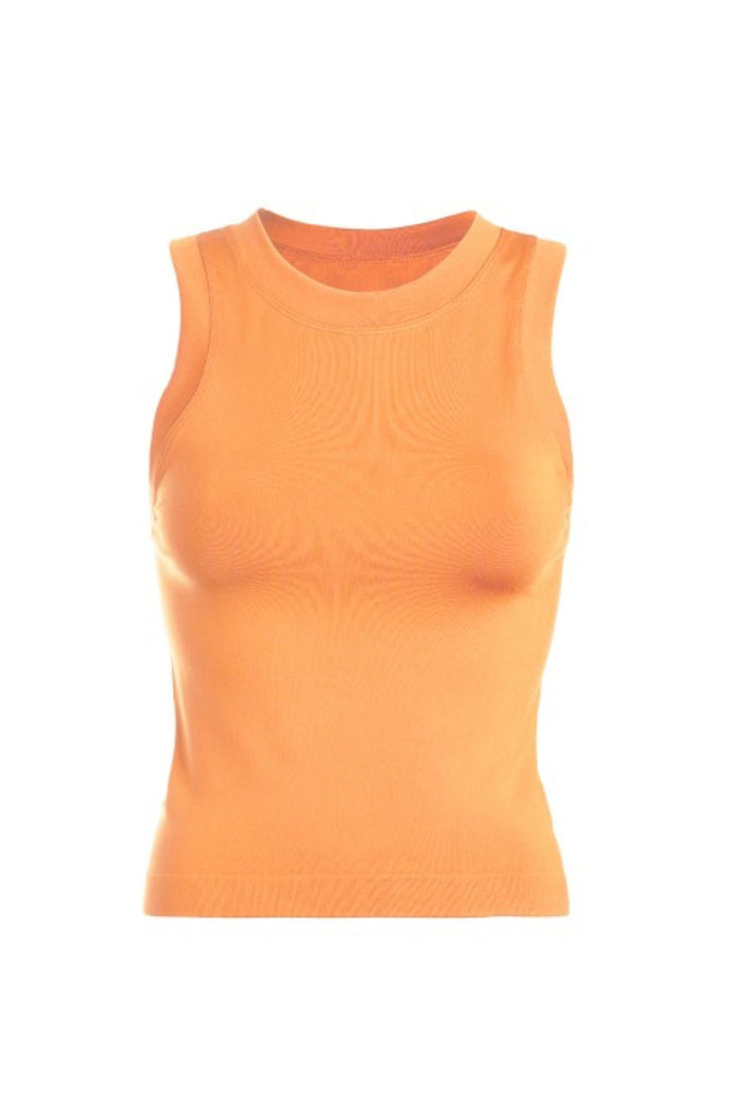 Orange Dynamic Buttery Soft Basic Tank - The Edit LLC
