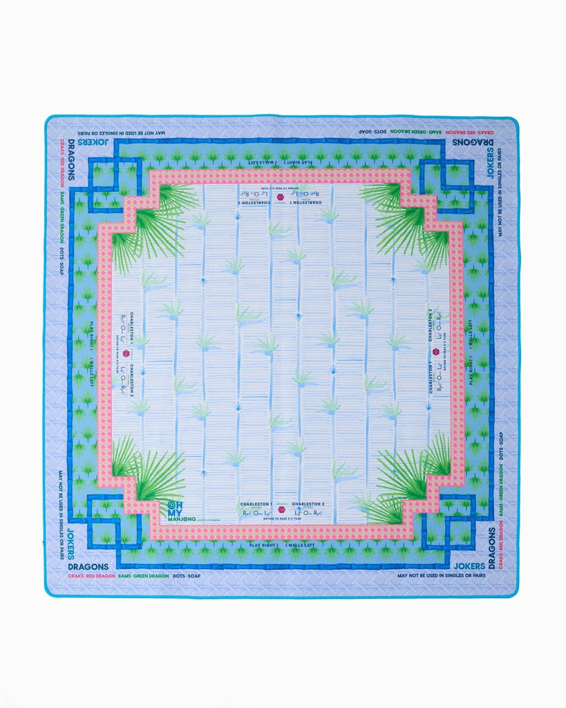 Palm Paradise Mahjong Mat - The Edit LLC