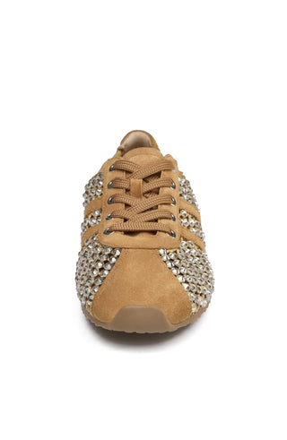 PASA: MUSTARD KID SUEDE/STRASS / 7 - The Edit LLC